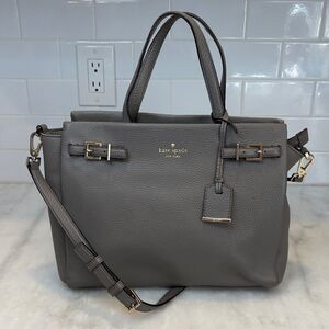 Kate Spade Holden Street Lainie Pebbled Leather Convertible Satchel Shoulder Bag